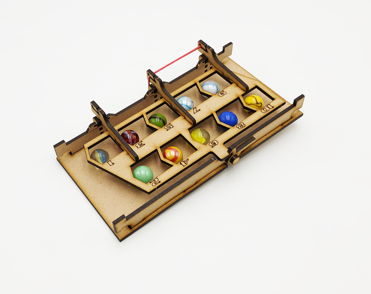 STARTING GRID - 10 Marbles, Marble Race Track Kit, A DIY Modular Marble Racetrack Toy, Stem Toy, Marble Racing, Marble Sports