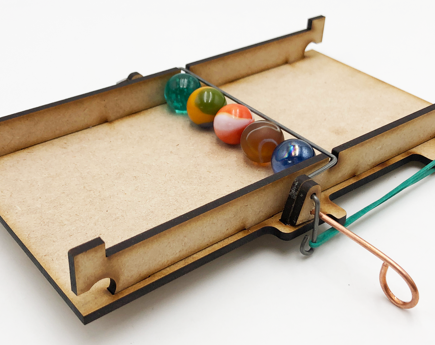 STARTING LINE - 5 Marbles, Marble Race Track Kit, A DIY Modular Marble Racetrack Toy, Stem Toy, Marble Racing, Marble Sports