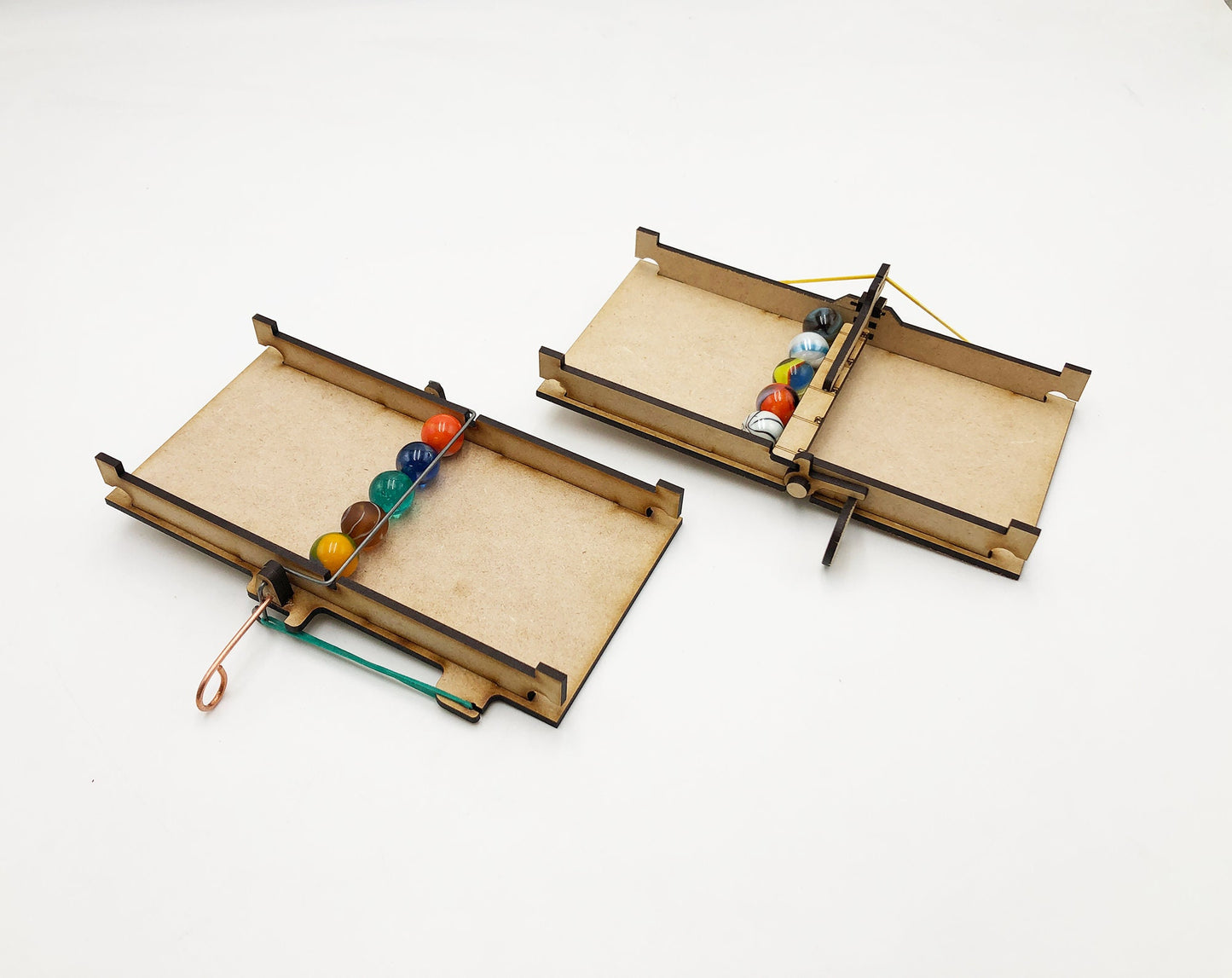 STARTING LINE - 5 Marbles, Marble Race Track Kit, A DIY Modular Marble Racetrack Toy, Stem Toy, Marble Racing, Marble Sports