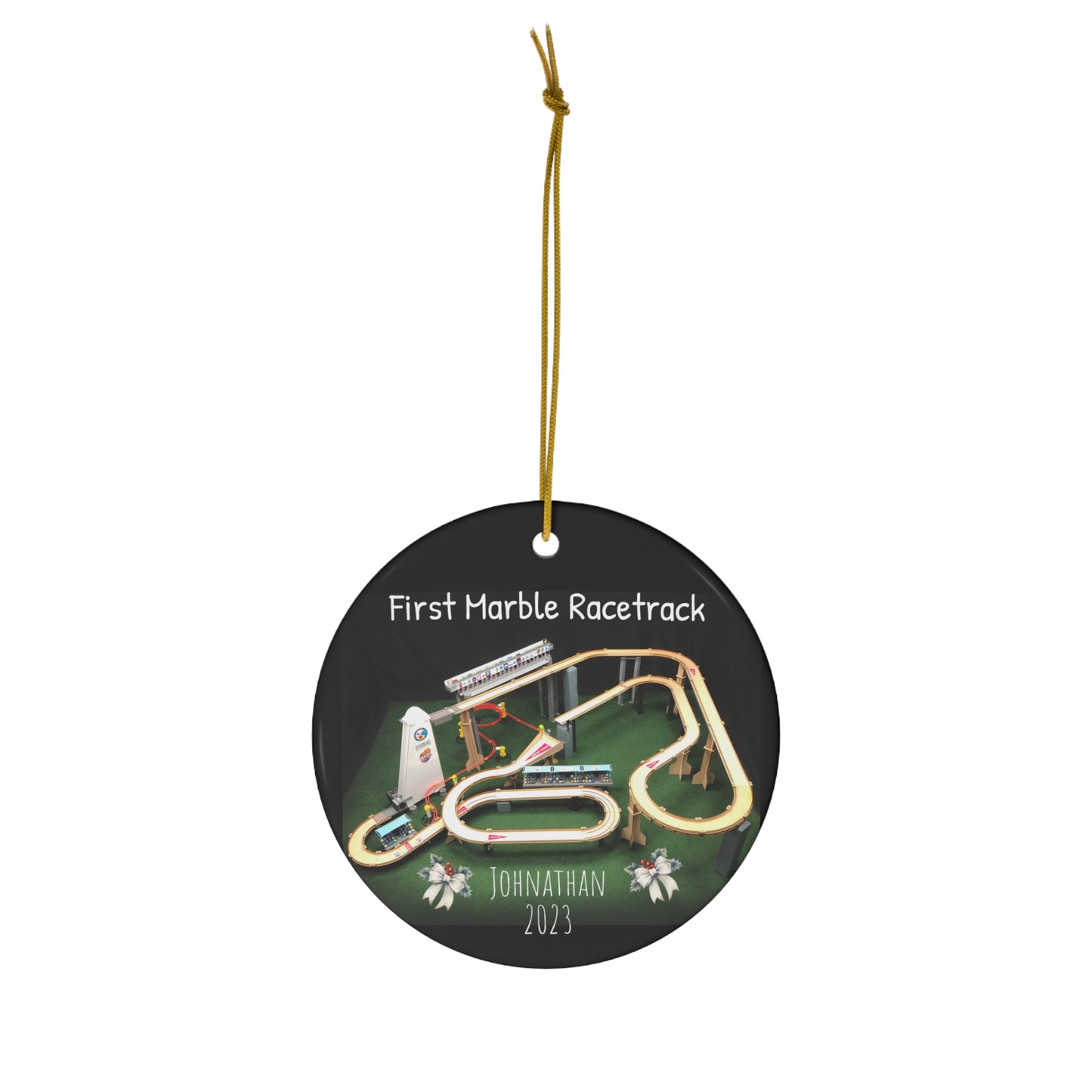 My First Marble Racetrack Ornament,