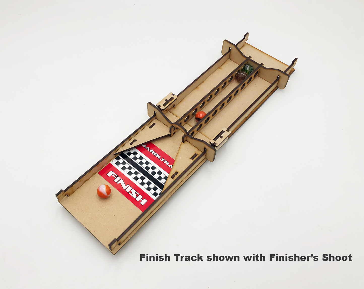 START / FINISH-LINE Tracks - Marble Race Track Kit, A Diy Modular Marble Racetrack Toy, Stem Toy, Marble Racing, Marble Sports