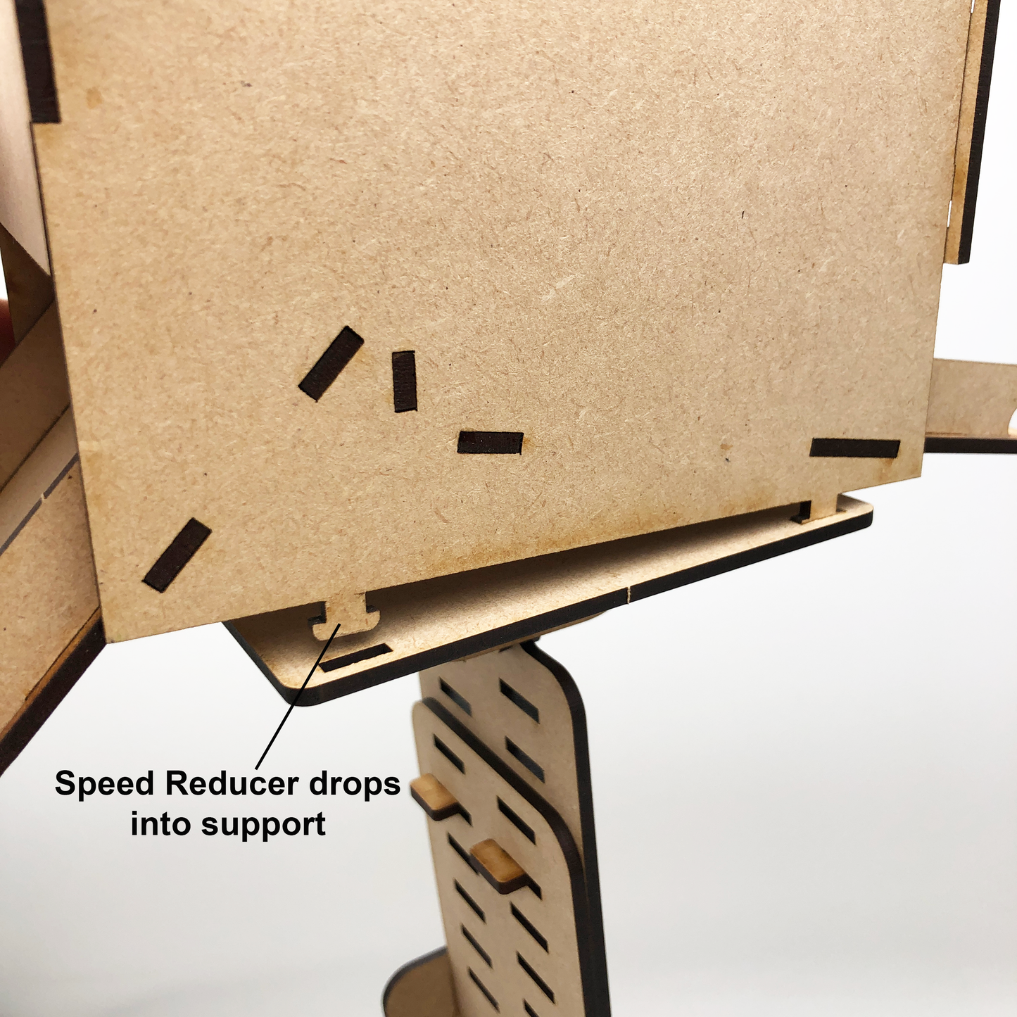 SUPPORT for SPEED REDUCER - 18.5" - 21" (470-533mm), Marble Race Track Kit, A Diy Modular Marble Racetrack Toy, Stem Toy, Marble Racing