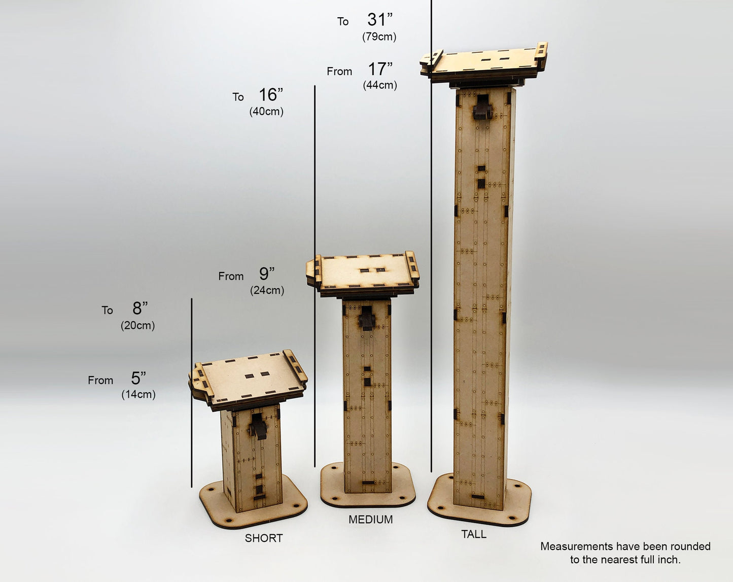 TRACK JACK (Tall) - 17" to 31" (44-79cm), Track Support, Marble Race Track Kit, A DIY Modular Marble Racetrack Toy, Marble Racing